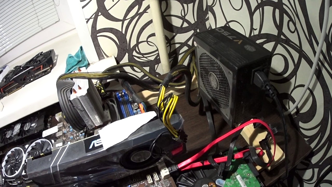 Тест в майнинге Asus Turbo gtx 1070 Zcash Ethereum Температура Шум